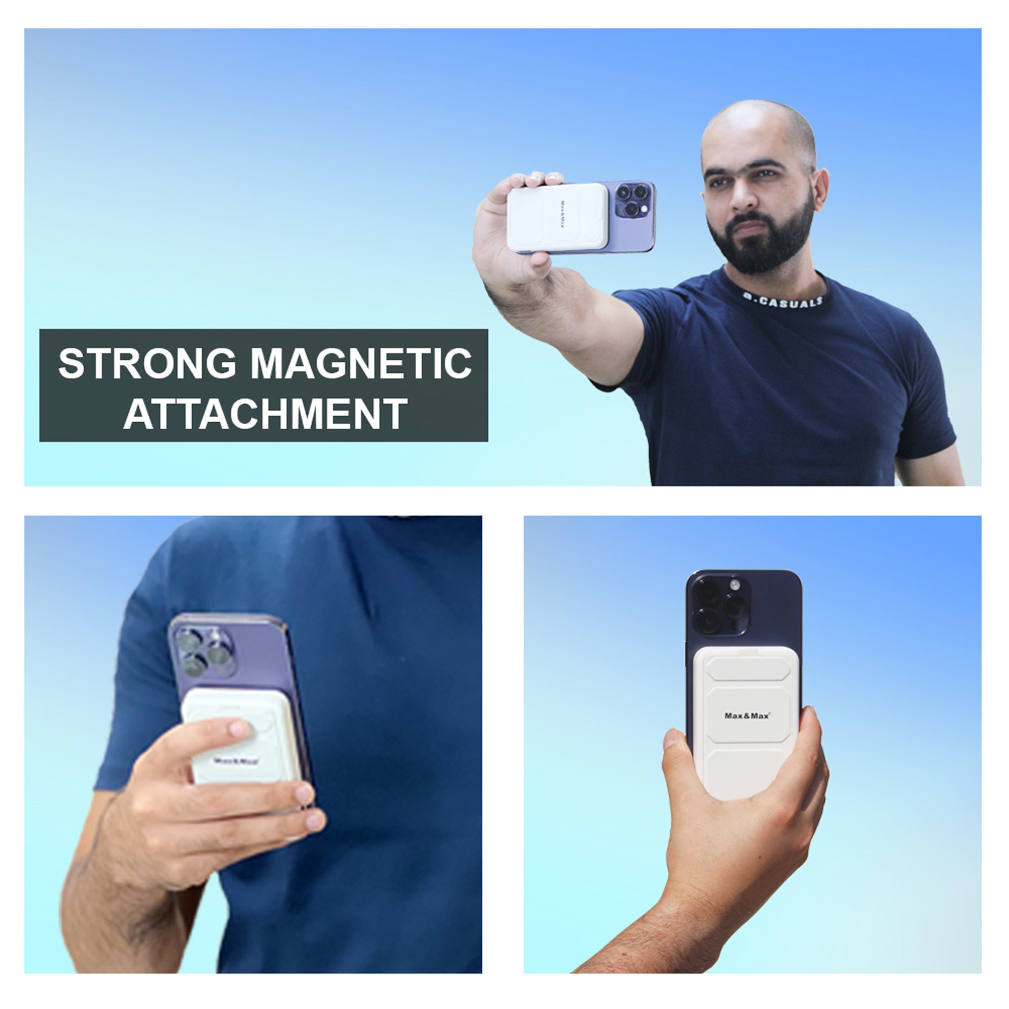 Magsafe Power bank Wireless Charger 10000 mAh Magnetic, USB Type C Type A for iPhone 12/13/14/15 Pro, Pro Max, Plus and Android with Foldable Stand Magsafe Power bank Wireless Charger 10000 mAh Magnetic, USB Type C Type A for iPhone 12/13/14/15 Pro, Pro Max, Plus and Android with Foldable Stand